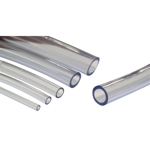 Tubing, Air/Water, 1" OD x 100' L, PVC, Clear, 35 PSI @ 20°C M & M Nord Ouest Inc
