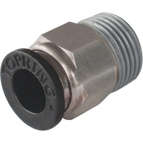 Raccord droit m&acirc;le Maxfit M & M Nord Ouest Inc