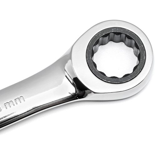 Cl&eacute; &agrave; cliquet combin&eacute;e &agrave; 72 dents, 12 pans, 30 mm, Fini Chrome/Poli M & M Nord Ouest Inc