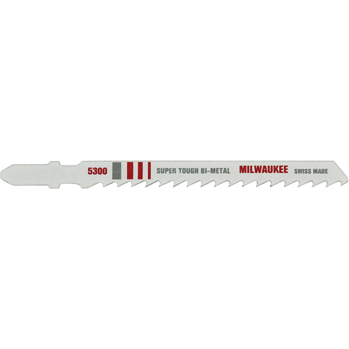Lame de scie sauteuse, Bim&eacute;tal, Tige en T, 4" lo, 6 dents par pouce M & M Nord Ouest Inc
