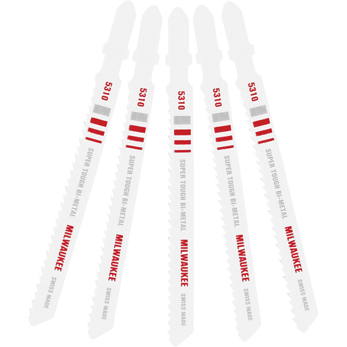 Lame de scie sauteuse, Bim&eacute;tal, Tige en T, 4" lo, 10 dents par pouce M & M Nord Ouest Inc