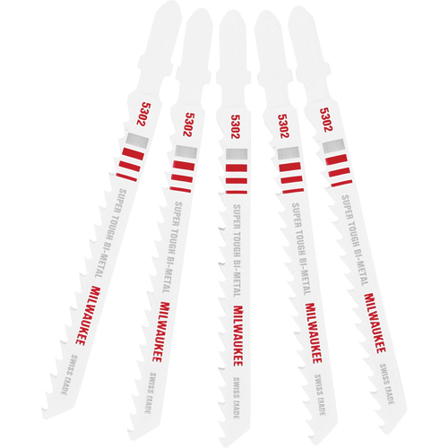 Lame de scie sauteuse, Bim&eacute;tal, Tige en T, 4" lo, 6 dents par pouce M & M Nord Ouest Inc