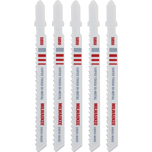 Lame de scie sauteuse, Bim&eacute;tal, Tige en T, 4" lo, 8 dents par pouce M & M Nord Ouest Inc