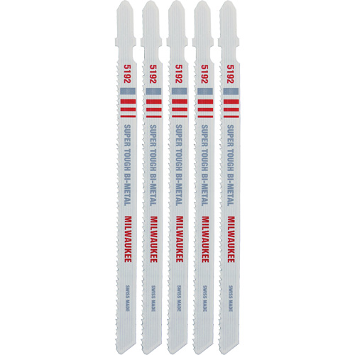 Lame de scie sauteuse, Bim&eacute;tal, Tige en T, 5-1/4" lo, 14 dents par pouce M & M Nord Ouest Inc