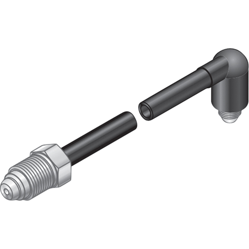 TUYAU GAZ,5/8-18 RACCORD RH-96", NOIR M & M Nord Ouest Inc