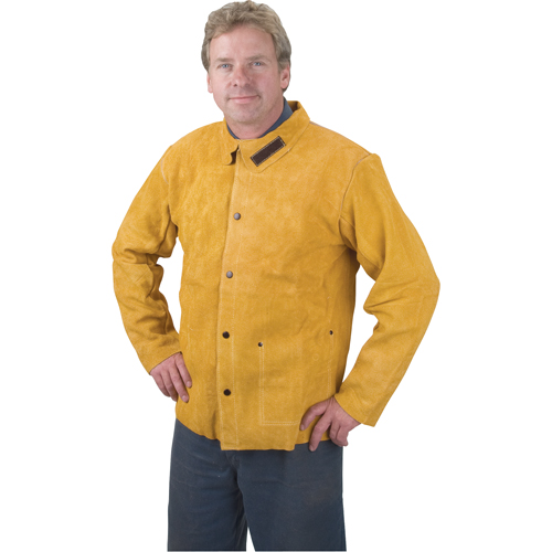 Veste de soudage, Cuir, Moyen, Golden Brown M & M Nord Ouest Inc