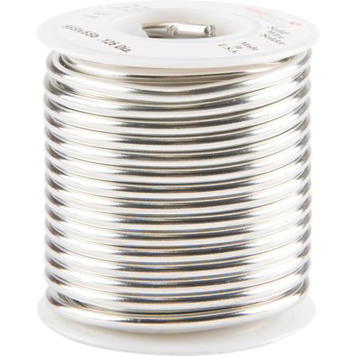 Common Solder, Lead-Free, 95% Tin 5% Antimony, Solid Core, 0.125" Dia. M & M Nord Ouest Inc