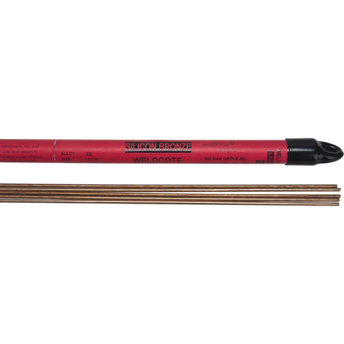 36" Cut Length TIG Rods, 1/8", Silicone Bronze M & M Nord Ouest Inc