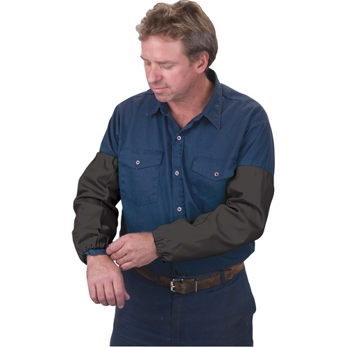 Manches ignifug&eacute;es, 18" lo, Noir M & M Nord Ouest Inc