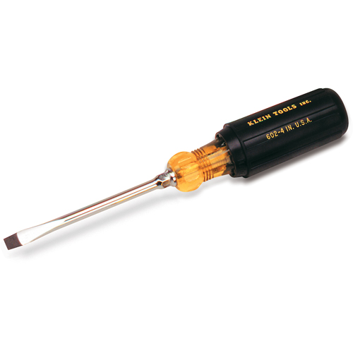 Heavy-Duty Slot Keystone Screwdriver, 3/8", 13-7/16" L, Cushion Grip Handle M & M Nord Ouest Inc
