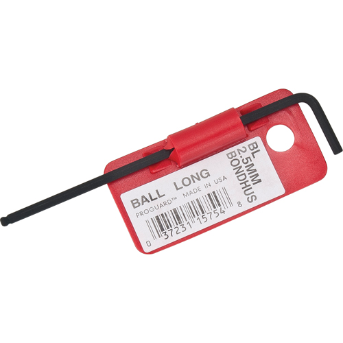 Balldrive Hex Key, 82 mm L, L Shape M & M Nord Ouest Inc