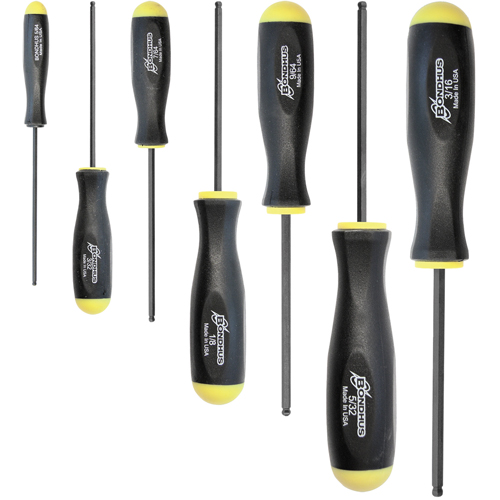 Jeux de tournevis ball driver - SAE, 7 mcx M & M Nord Ouest Inc