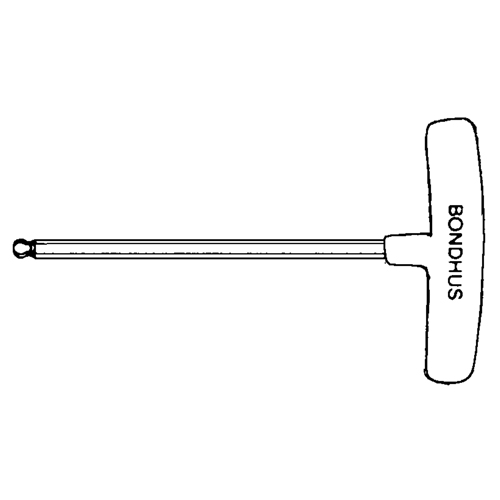 Individual Hex Keys - SAE, Ball End, 3/32" x 6" L, T Handle M & M Nord Ouest Inc