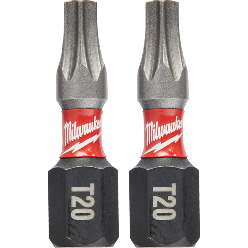 Shockwave Insert Bits, Torx, T-20, 1/4" Drive M & M Nord Ouest Inc