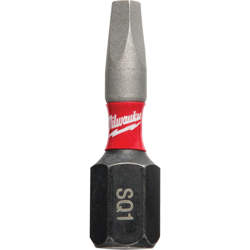 Shockwave Impact Insert Bit, Square, #1, 1/4" Drive M & M Nord Ouest Inc