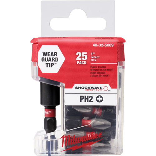 Porte-embout magn&eacute;tique Shockwave avec embouts Phillips M & M Nord Ouest Inc