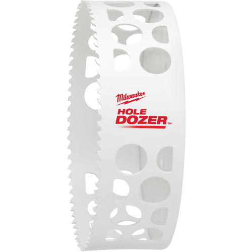 Hole Dozer Hole Saw, 5-1/2", 1-5/8" Depth of Cut, Bi-Metal M & M Nord Ouest Inc