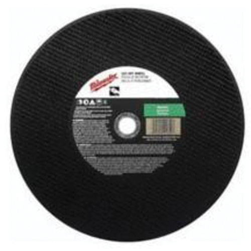 Meule &agrave; tronçonner de premi&egrave;re qualit&eacute;, 14" x 1/8", Arbre de 1", Type 1, Carbure de silicium, 5400 Tr/min M & M Nord Ouest Inc