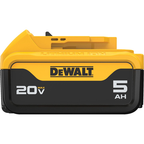 Max XR&reg; Premium Battery Pack, Lithium-Ion, 20 V, 5 A M & M Nord Ouest Inc