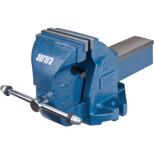 Heavy-Duty Bench Vise, 5" Jaw Width, 3-3/10" Throat Depth M & M Nord Ouest Inc