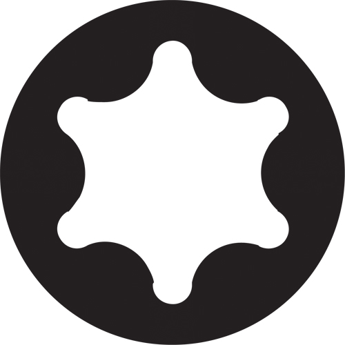 Embout de rechange pour tournevis multi embouts Sixpac Plus, Torx s&eacute;curit&eacute;, 8, Prise 1/4" M & M Nord Ouest Inc