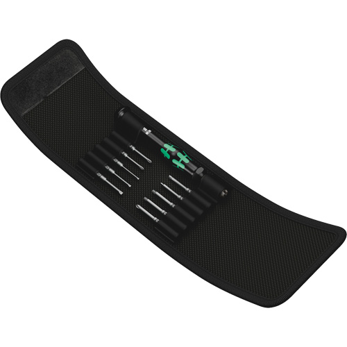 Micro Series Interchangeable Screwdriver Blade Set with Pouch, 11 Pcs. M & M Nord Ouest Inc