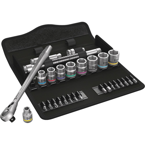 Zyklop Imperial Metal Ratchet with Switch Lever Set, 29 Pcs, 3/8" Drive Size M & M Nord Ouest Inc