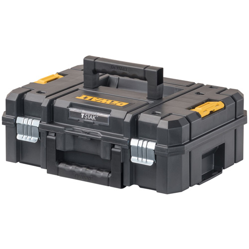 TSTAK&reg; II Tool Box with Flat Top, 17-1/4" x 13" x 6-3/8", Black M & M Nord Ouest Inc