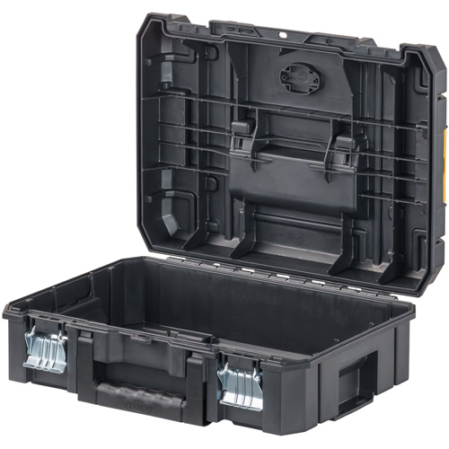 TSTAK&reg; II Tool Box with Flat Top, 17-1/4" x 13" x 6-3/8", Black M & M Nord Ouest Inc