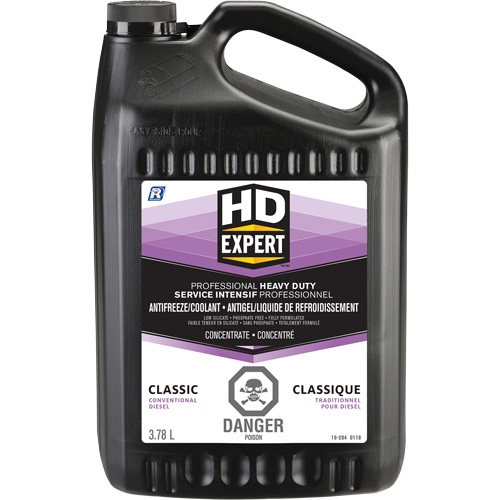Turbo Power&reg; Heavy-Duty Diesel Antifreeze/Coolant Concentrate, 3.78 L, Gallon M & M Nord Ouest Inc