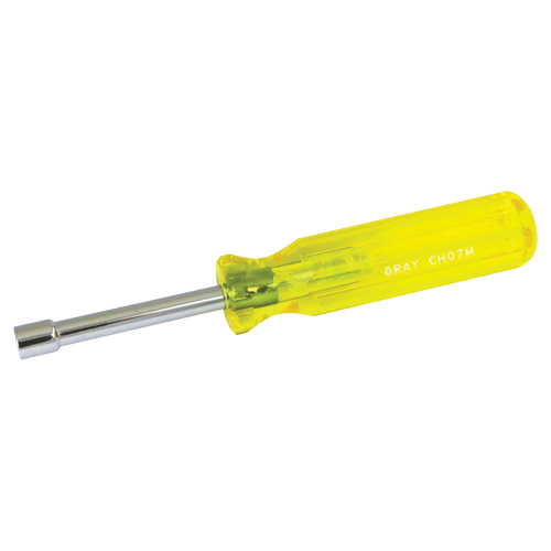 Nut Driver, 7 mm Drive, 6-1/2" L, Non Magnetic M & M Nord Ouest Inc