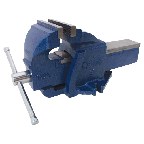 &eacute;tau d'&eacute;tabli en fonte ductile pour m&eacute;canicien, Largeur des m&acirc;choires 5", Profondeur de la gorge 3-3/10" M & M Nord Ouest Inc