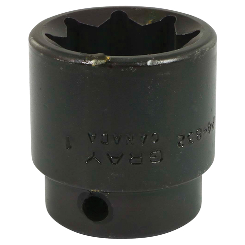 Socket, Impact, 1", 1/2" Drive, 8 Points M & M Nord Ouest Inc