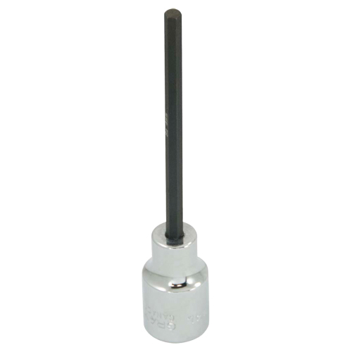 Tr&egrave;s longue douille &agrave; embout, 4 mm x 4" lo, Prise 3/8" M & M Nord Ouest Inc