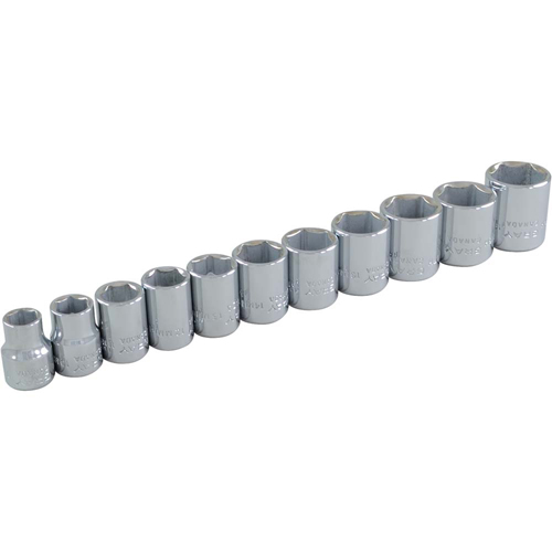 Jeu de douilles, 11 Mcx, Prise de 3/8" M & M Nord Ouest Inc