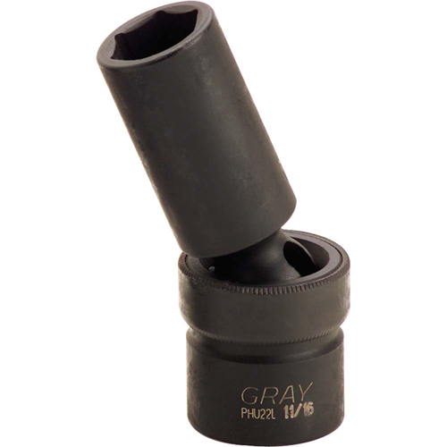 Douille &agrave; joint universel, Chocs, 3/8", Prise 1/2", 6 pans M & M Nord Ouest Inc