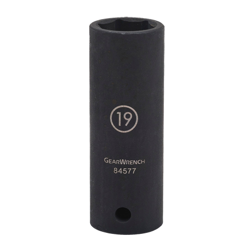 Socket, Impact, 17 mm, 1/2" Drive, 6 Points, Deep M & M Nord Ouest Inc