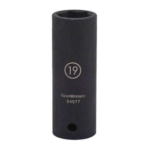 Socket, Impact, 22 mm, 1/2" Drive, 6 Points, Deep M & M Nord Ouest Inc