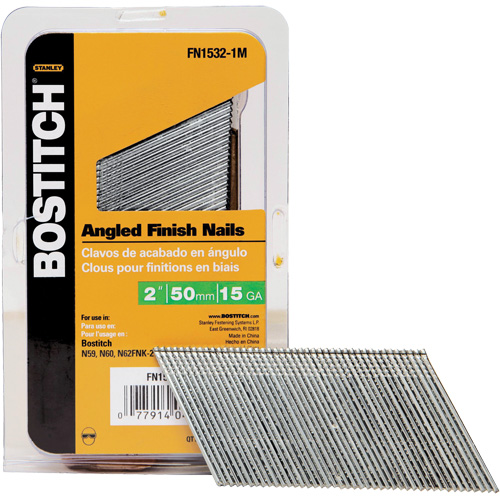 FN Style Angled Finish Nails M & M Nord Ouest Inc