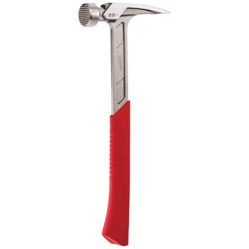 Milled Face Framing Hammer, 22 oz., Solid Steel Handle, 15" L M & M Nord Ouest Inc