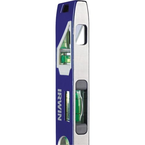 250 Series Heavy-Duty Torpedo Level, 9" L, Aluminum, 4 Vials, Magnetic M & M Nord Ouest Inc