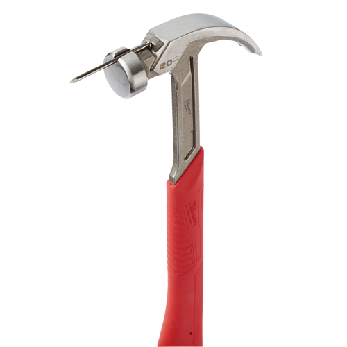 Curved Claw Smooth-Face Hammer, 20 oz., Solid Steel Handle, 14" L M & M Nord Ouest Inc