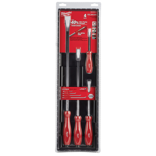Pry Bar Set, 4 Pcs. M & M Nord Ouest Inc