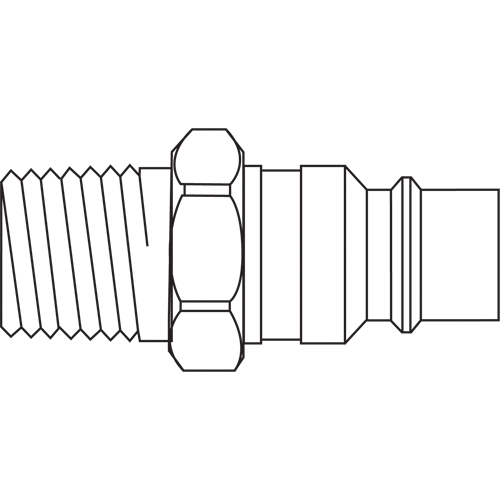 Ultraflo Interchange Plugs, 1/4" M & M Nord Ouest Inc
