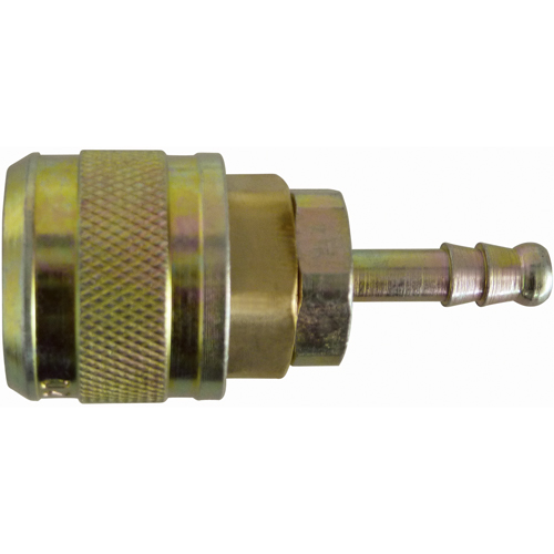 Automax 1/4" Hose Barb Quick Coupler, Brass M & M Nord Ouest Inc