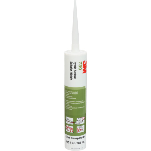 730 Hybrid Sealant, 305 ml, Cartridge, Clear M & M Nord Ouest Inc