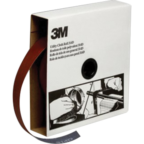 Utility Roll, Aluminum Oxide, 1-1/2" W x 150' L, P400 Grit M & M Nord Ouest Inc