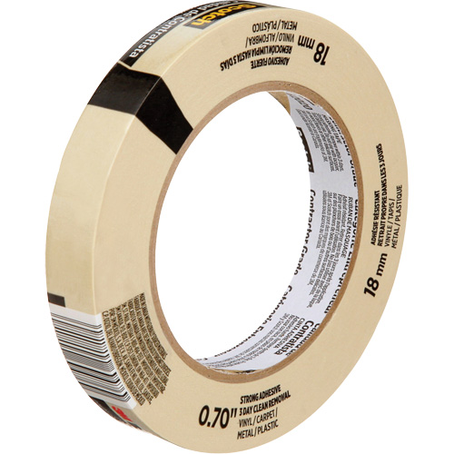 Scotch&reg; Contractor Grade Masking Tape 2020, 18 mm (3/4") x 55 m (180'), Beige M & M Nord Ouest Inc