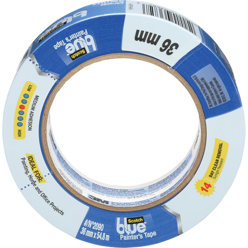 Ruban pour peintre ScotchBlue Original 2090, 36 mm (1-2/5") x 55 m (180'), Bleu M & M Nord Ouest Inc