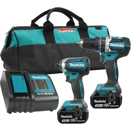 Ensemble de 2 outils avec moteur sans balai LXT, 18 V M & M Nord Ouest Inc